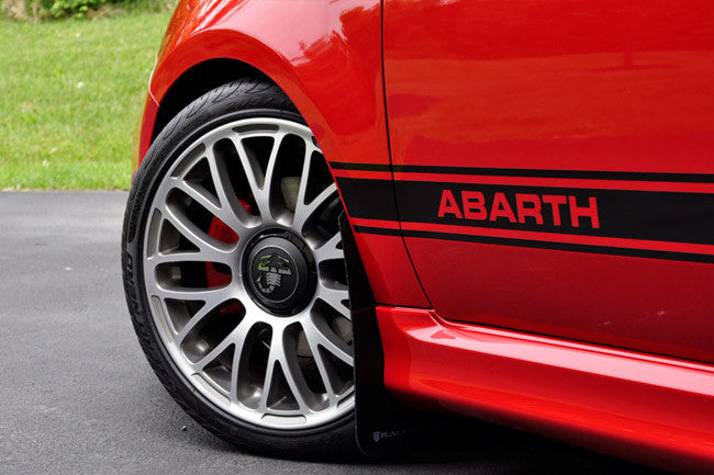 abarth mud flaps