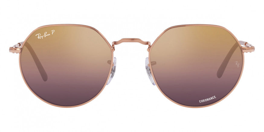 D53 RAY-BAN HEXAGONAL RB3548N 9202AF 51 ROSE GOLD / PURPLE