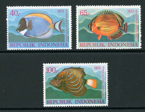 Indonesia Scott #859-861 MNH Fish FAUNA CV$18+