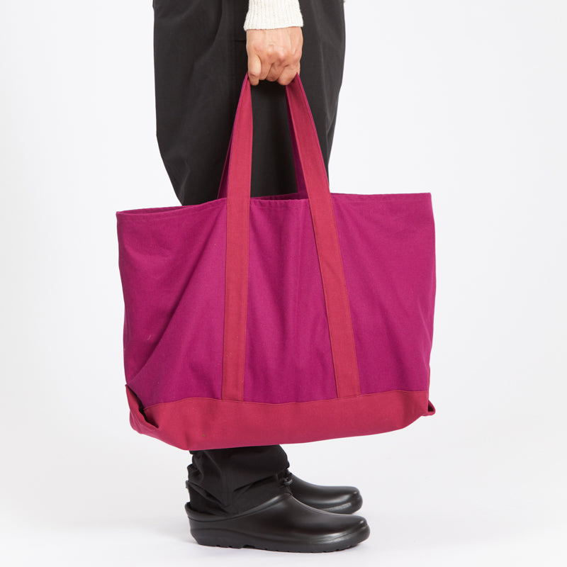 Tote Bag - Magenta Cotton Duck