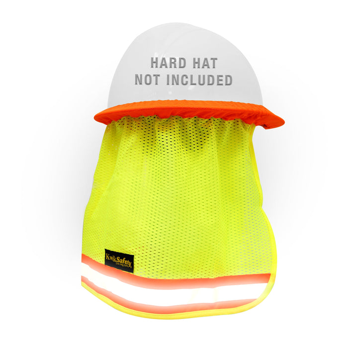KwikSafety VADER Hard Hat Sun Shade (COOLING MESH) ANSI OSHA High ...
