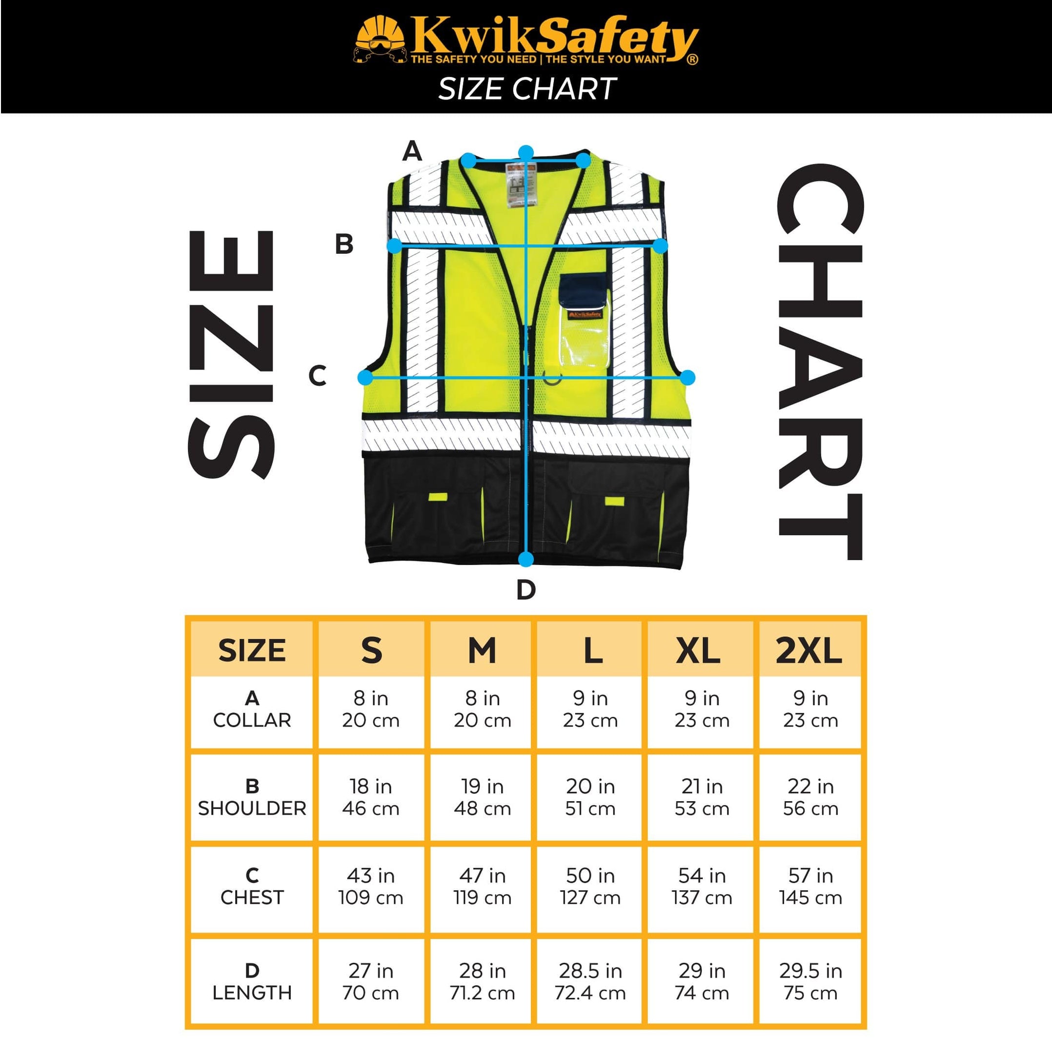 CLEARANCE! KwikSafety SPECIALIST ANSI Class 2 Fishbone Safety Vest