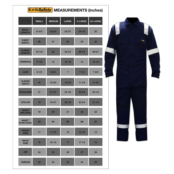KwikSafety Class 3 Reflective Multi-purpose Construction Coveralls ...