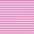 Stripe Hot Pink/White 