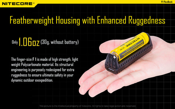 Compact and Lightweight Perfect for keeping your pack as light as possible NiteCore F1 New Zealand