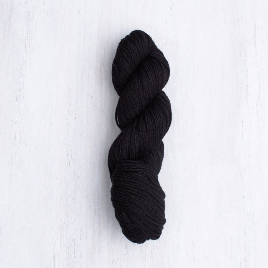 black merino wool yarn