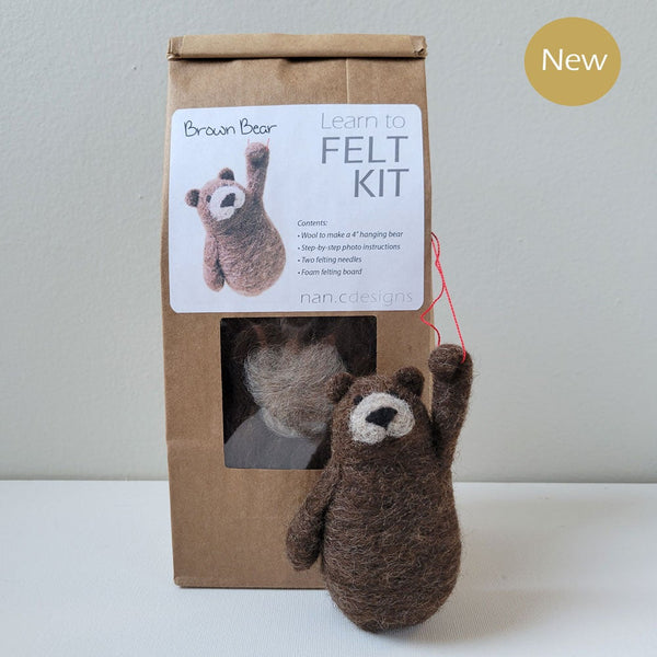 Polar Bear Needle Felting Kit - NSHF