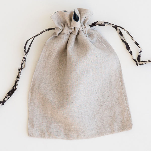 Drawstring Bag - Small - Sand & Stone