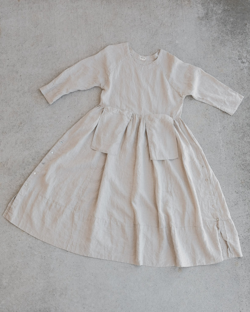 Journeywoman - Tidewanderer Dress - Natural Linen– MAIWA