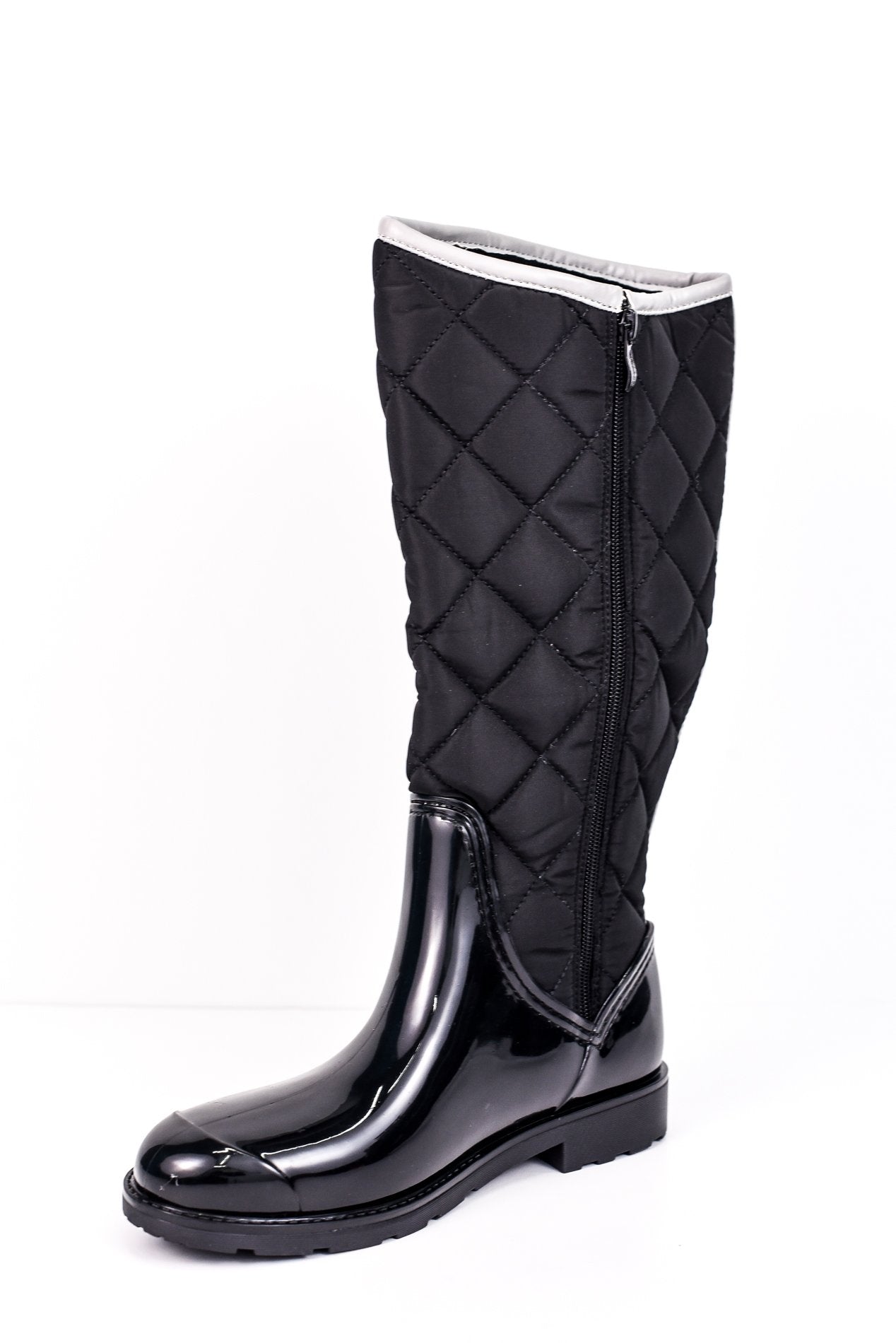 zip up rain boots