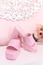 Keep You On Your Toes Light Pink Platform Heels - SHO2279LPK