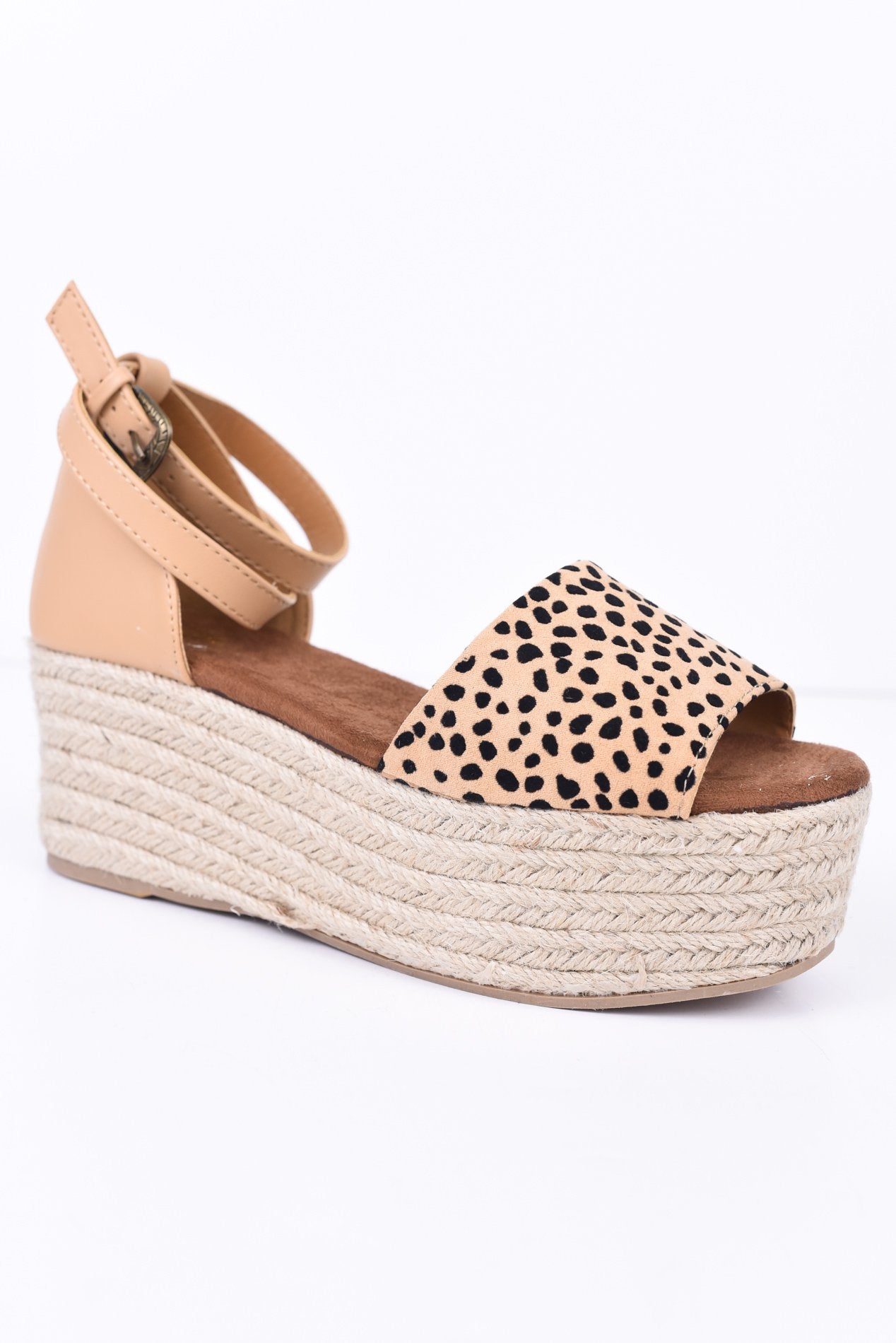 leopard espadrille platform