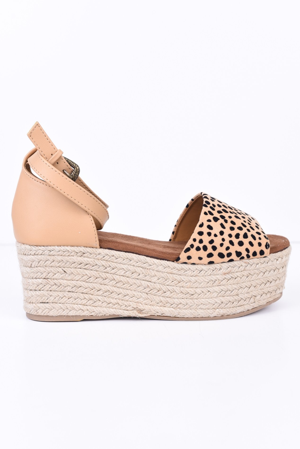 leopard espadrille platform