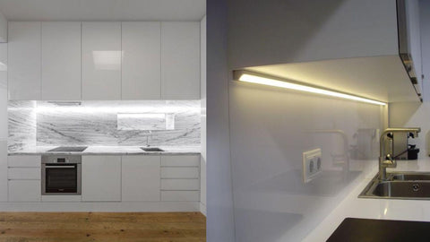 lighting under cabinets in kitchens