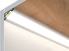 Corner mounted LED profile