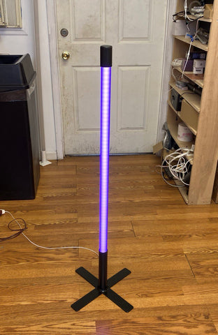 Standing accent lamp LED tube