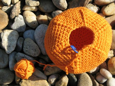 Crochet pumpkin pattern by Cotton Pod