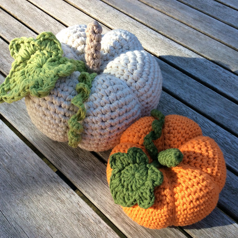 Crochet pumpkin pattern by Cotton Pod