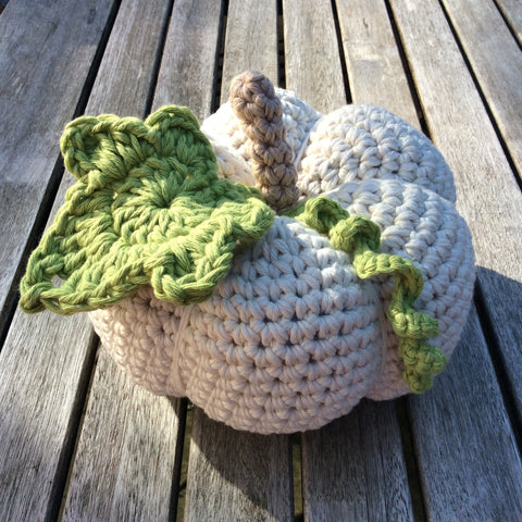 Crochet pumpkin pattern by Cotton Pod