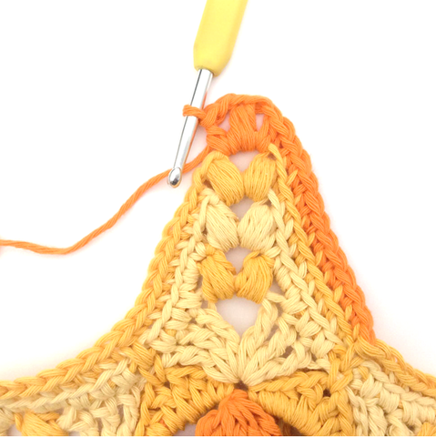 Crochet Starfish designed by Cotton Pod