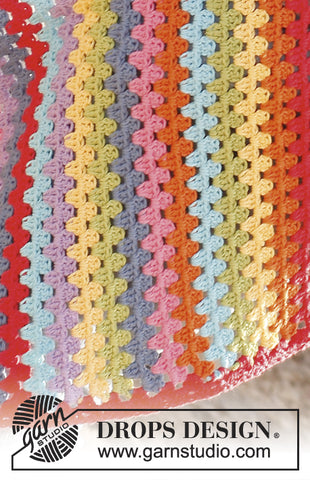 Rainbow End Drops Design Crochet Kit, buy at Cotton Pod, Ramsbottom Bury UK