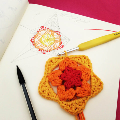 Crochet Starfish - designed by Cotton Pod, UK