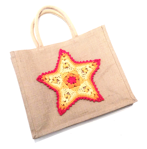 Starfish Beach Bag, designed by Cotton Pod, UK