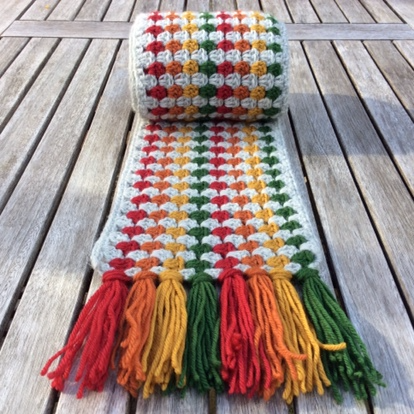 Super Granny Scarf by Cotton Pod, made with DROPS Karisma