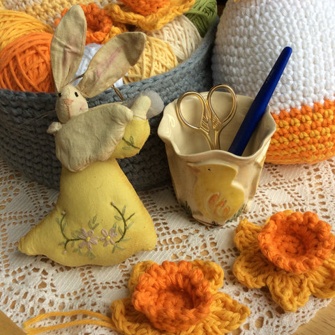 Cotton Pod Crochet Easter Treasures