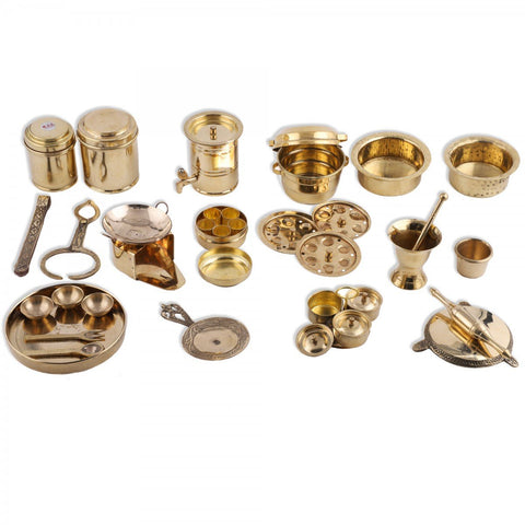 brass kitchen set toys