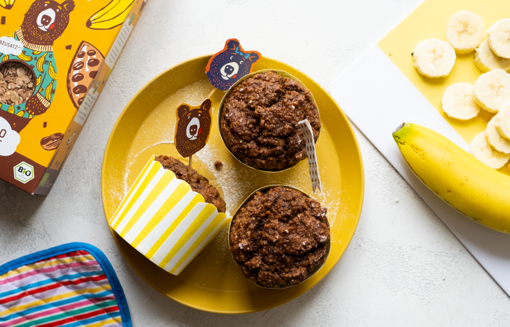 Gesunde Muffins mit Haferflocken