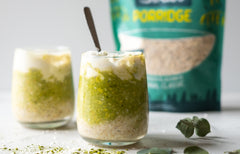 Matcha coconut overnight oats