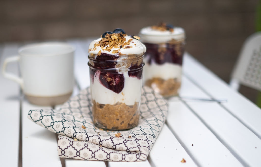 Tiramisu Porridge im Glas