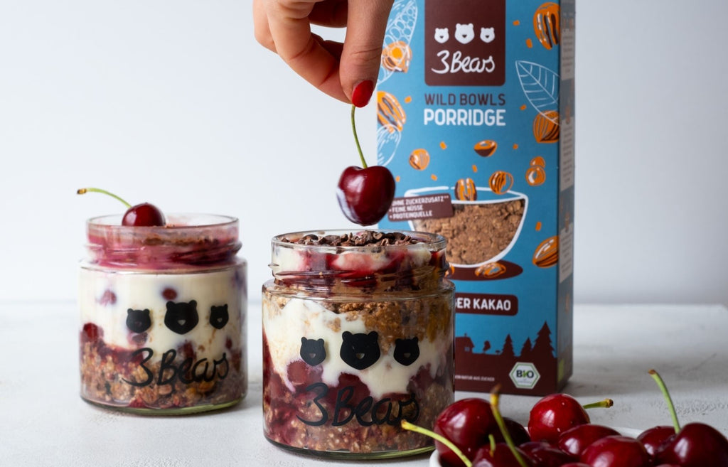 Black Forest Cherry Overnight Oats Recipe