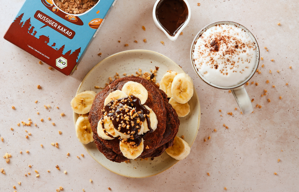 Pancakes mit Schokolade