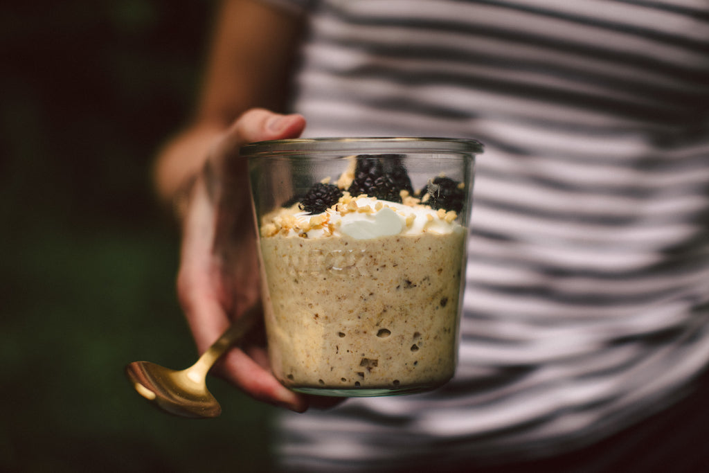 Overnight Oats Brombeeren Rezept