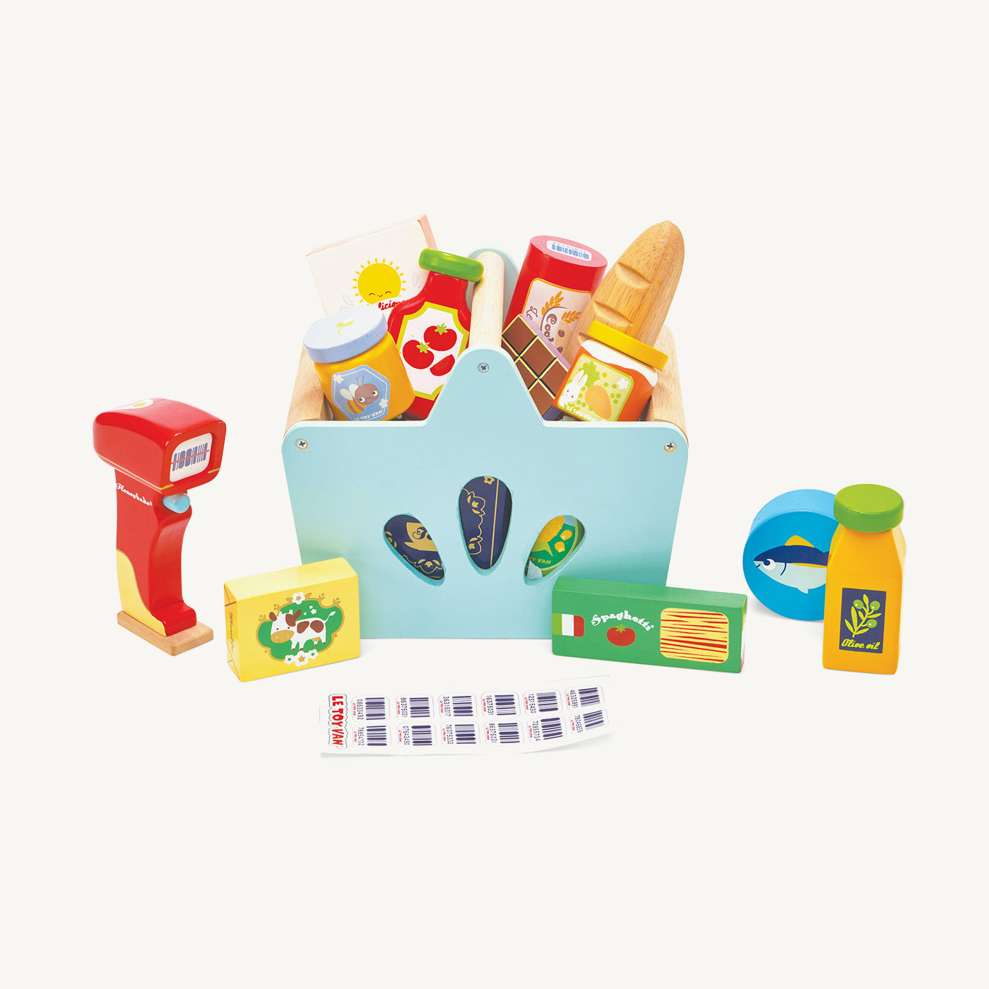 wooden grocery set