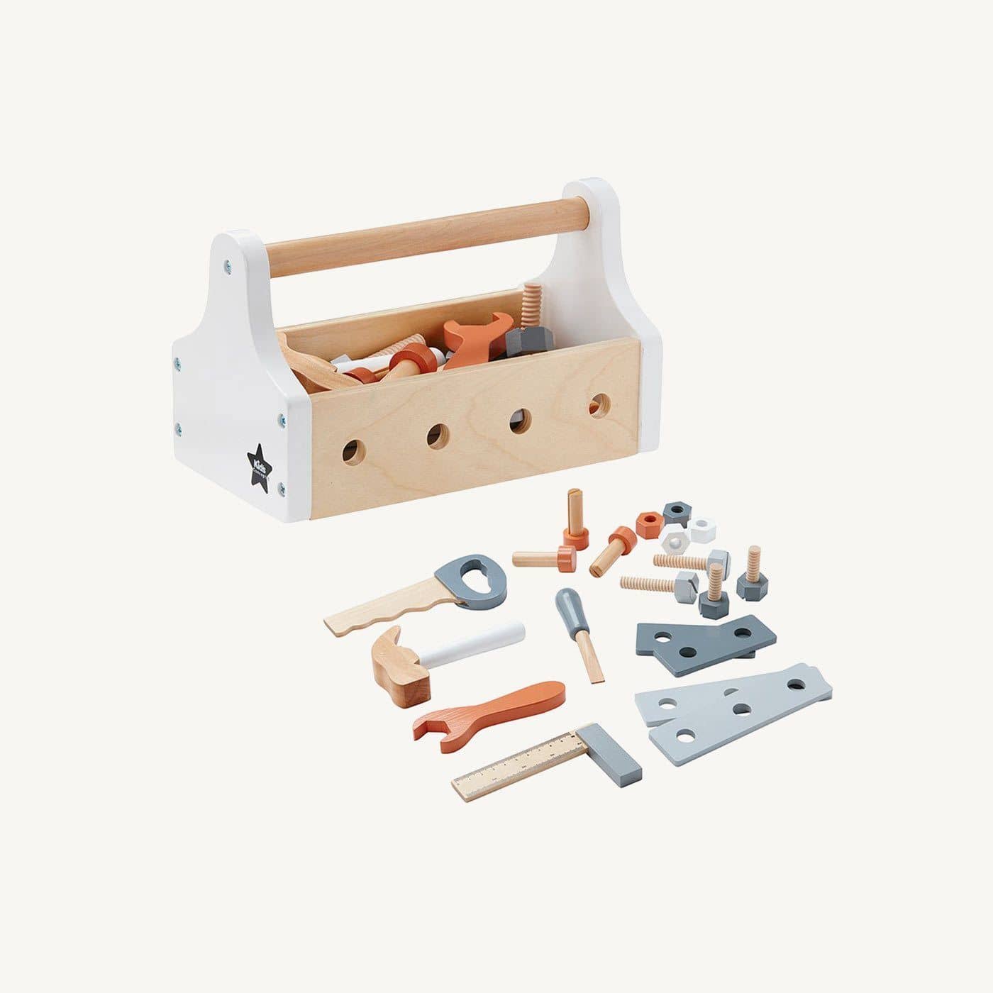 wooden tool box for kids