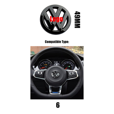 Generic (Black R Mark)Car Steering Wheel Trim R Line Emblem Sticker For  Golf 7 7.5 Mk7 Arteon Jetta Tiguan @ Best Price Online