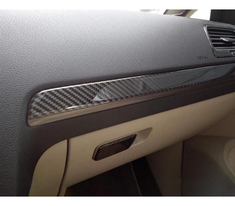 Pinalloy Carbon Fiber Inner Dash Trim Accessories For Volkswagen Vw Mk 7 2013 2018