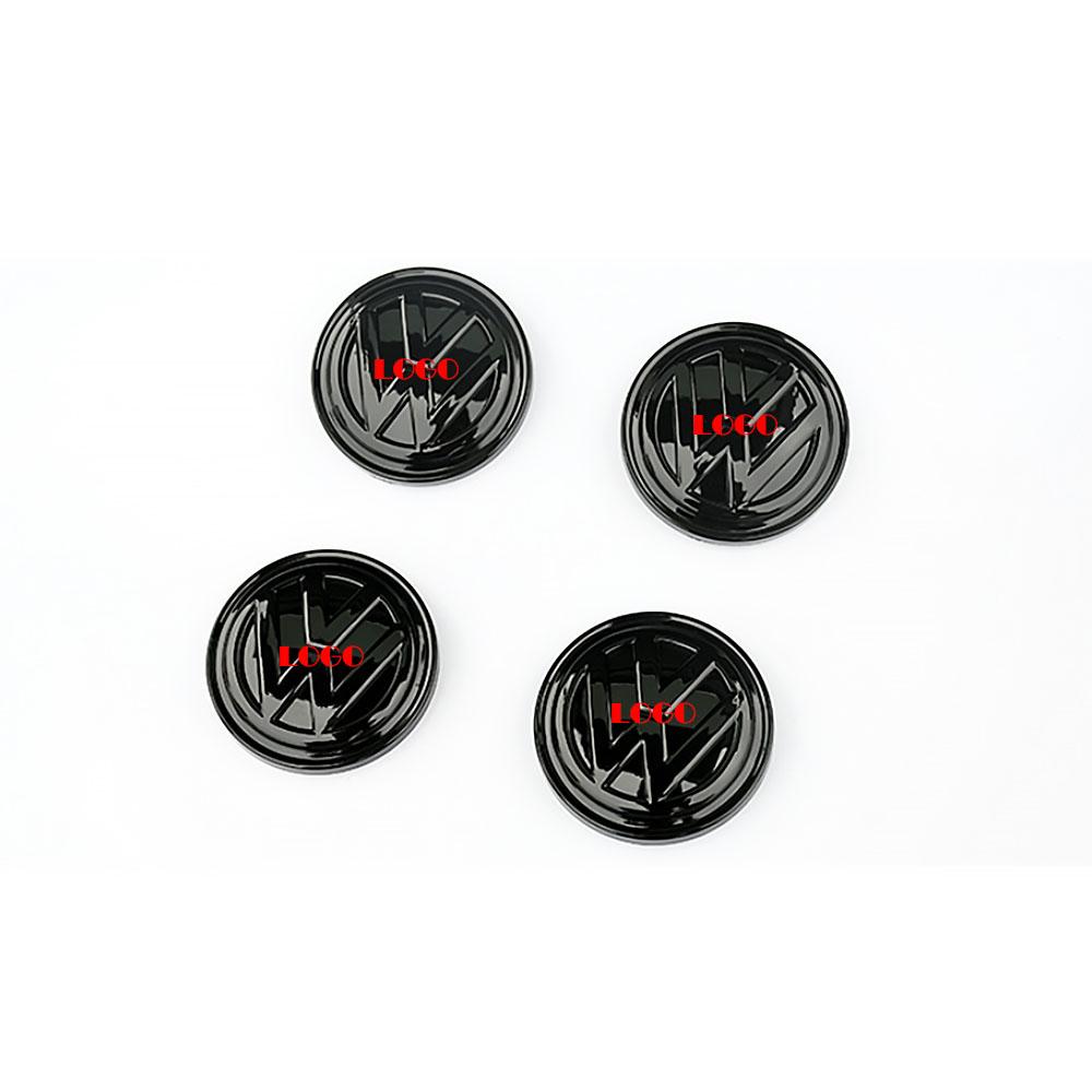 black vw centre caps