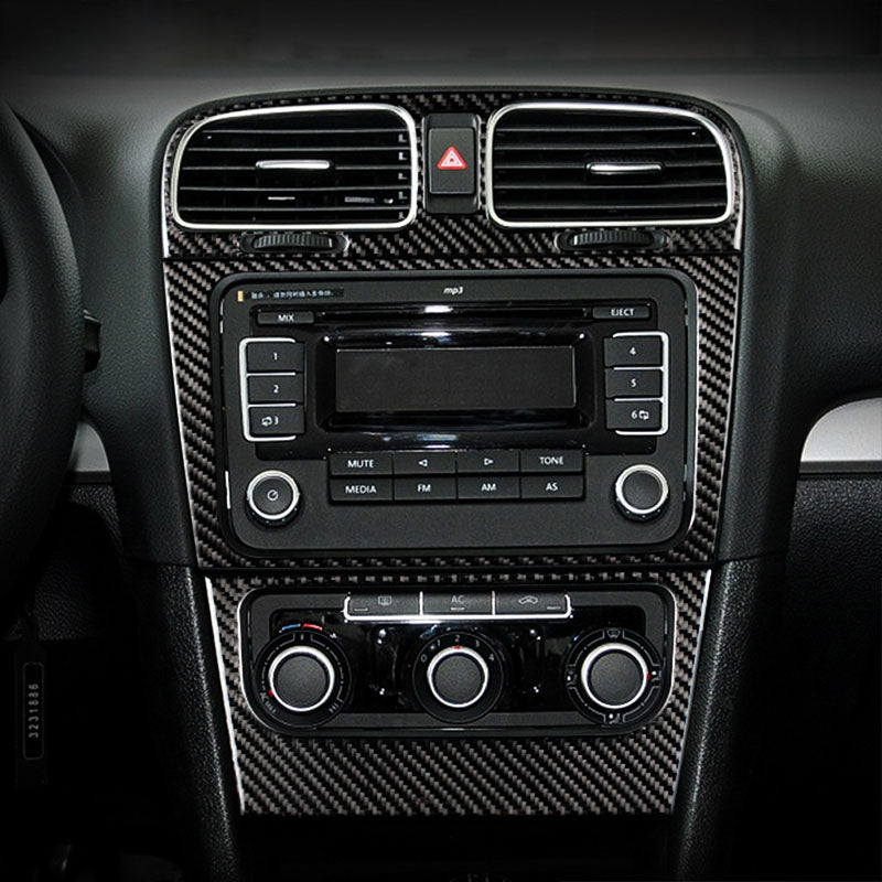 Pinalloy Carbon Fiber ABS Interior Accessories Set for Volkswagen VW M