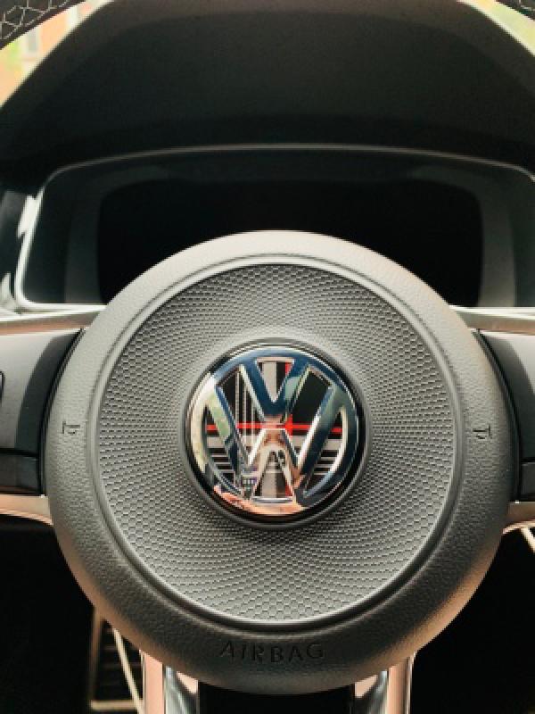 Scottish Plaid Steering Wheel  Sticker  Badge Emblem for 