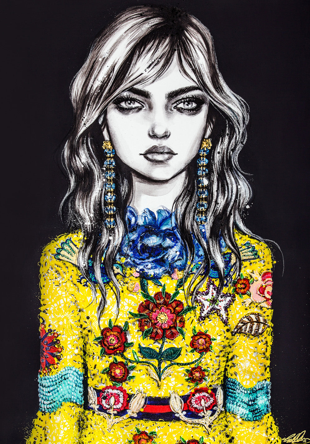 Spotlight on fashion illustrator, Pippa McManus in Appliqué Rave ...