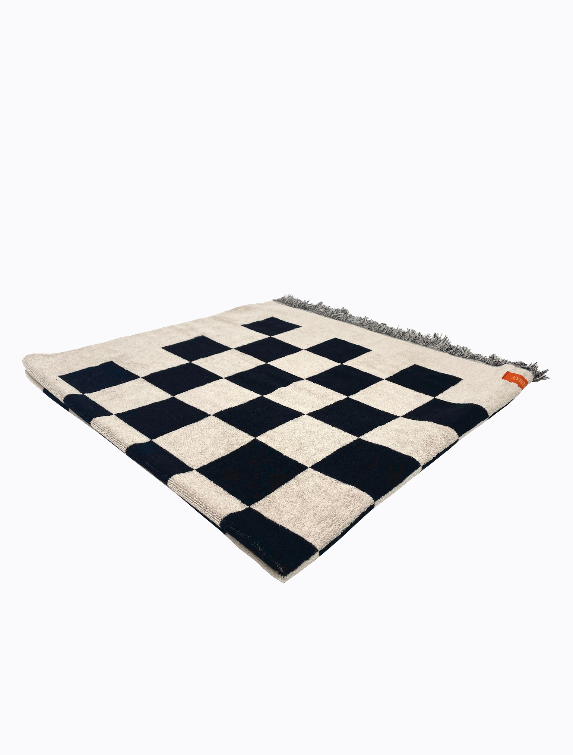 Bo Beach Rug - Black/Blanc