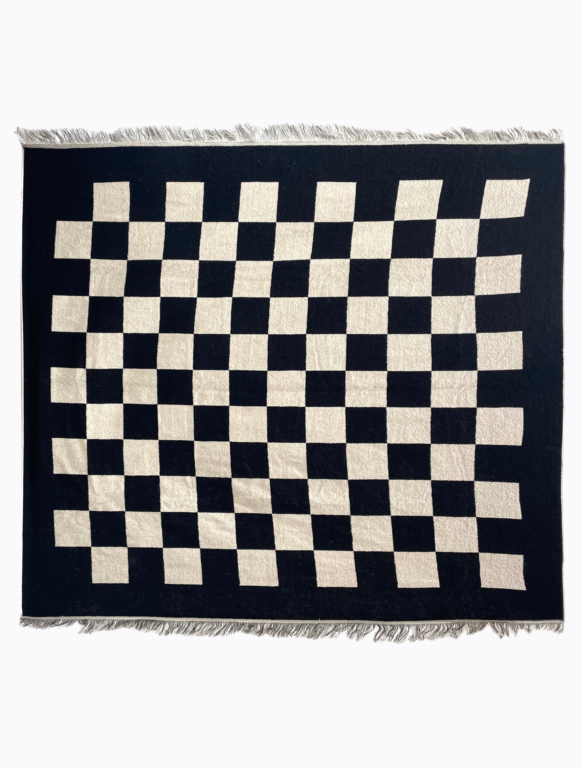 Bo Beach Rug - Black/Blanc