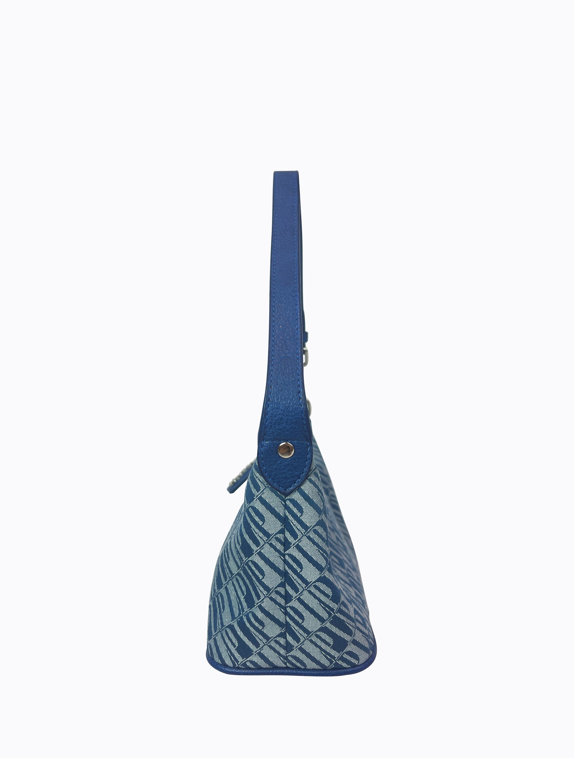 Bingo Bag - Blue Jacquard