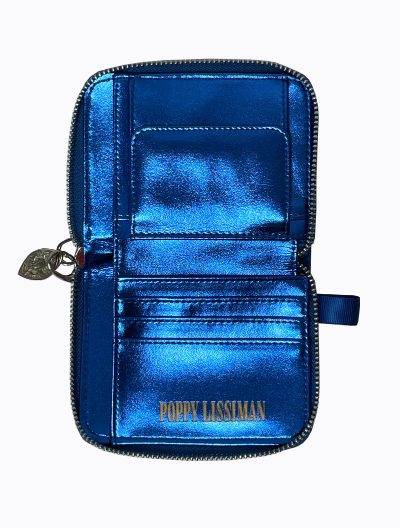 Croc Wallet - Electric Blue