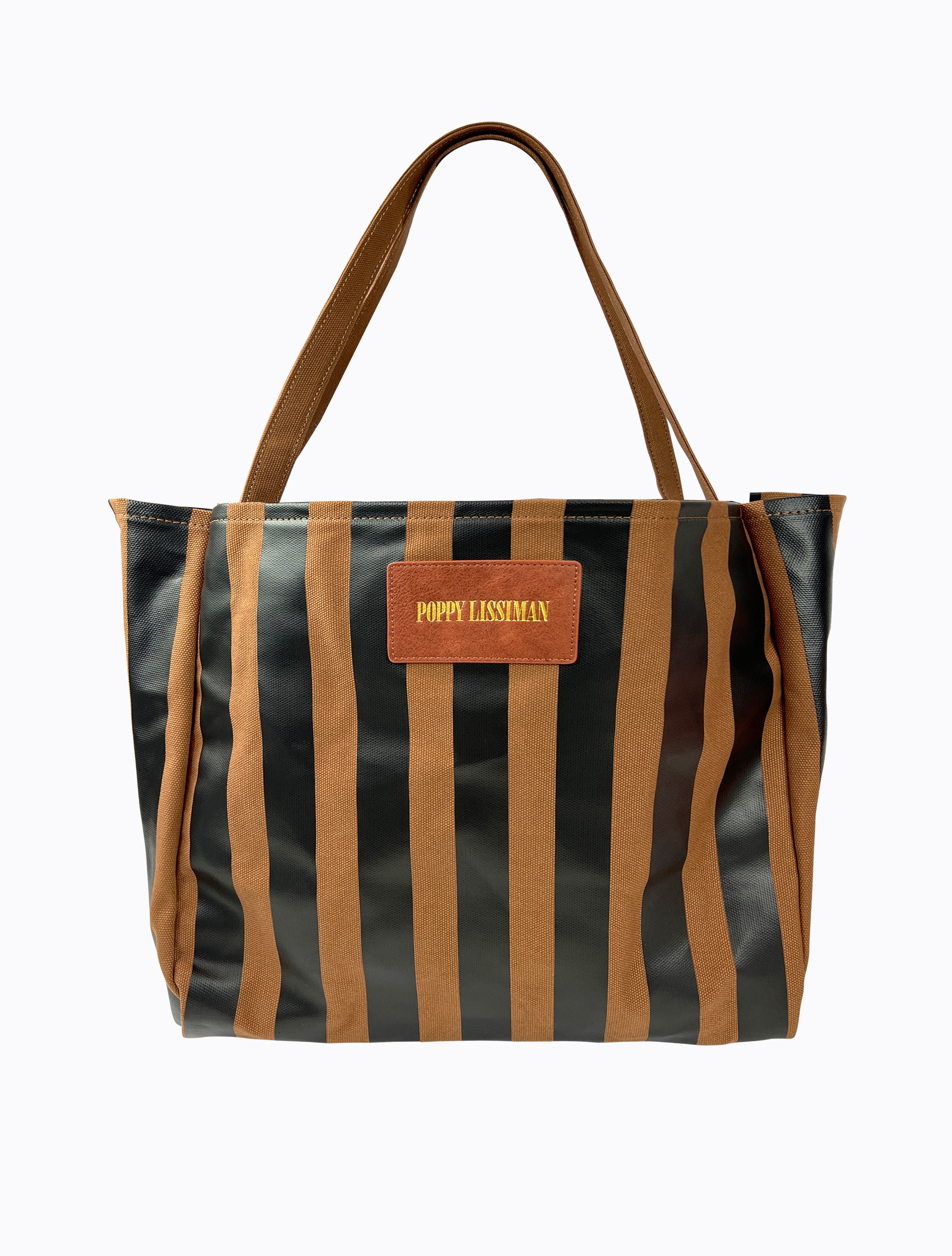 Polanco Tote - Choc Stripe