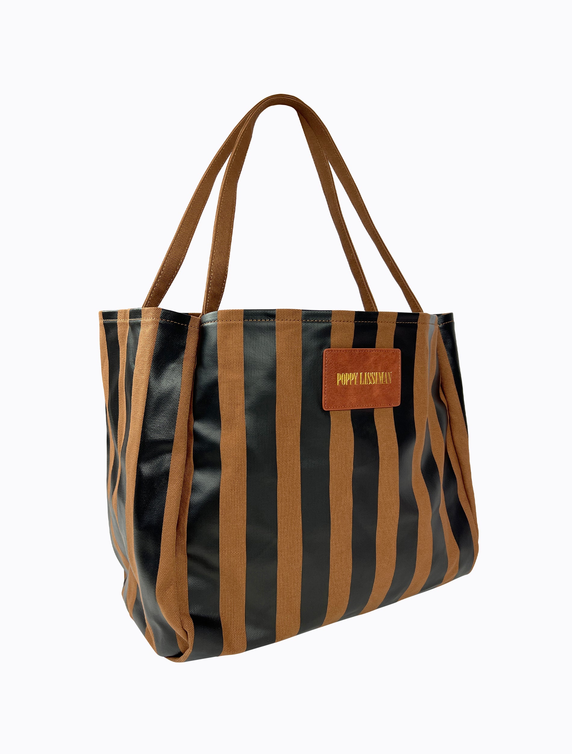 Polanco Tote - Choc Stripe